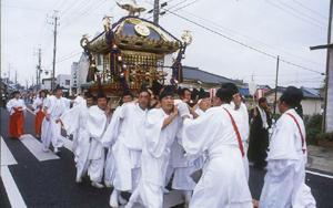 田間神社大祭の写真