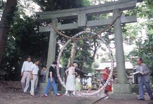 武射神社夏越の神事の写真
