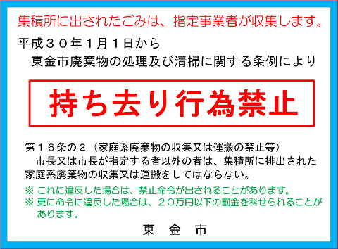 ラミネート加工禁止看板