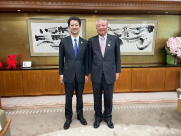 千葉県知事との面会写真