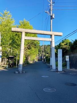 切通しへの道 写真1