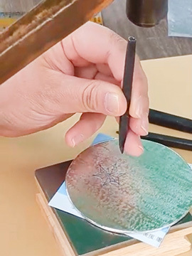 錫の豆皿づくり