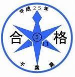 定期検査合格シールの画像です