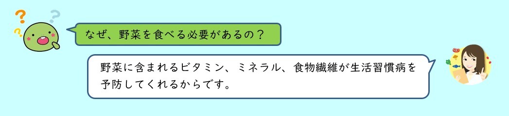 なぜ、野菜（質問1）