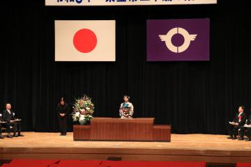 開式の辞の様子