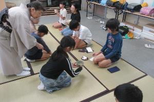 茶道クラブの様子